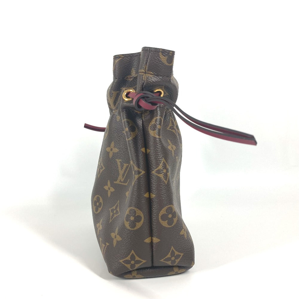 LOUIS VUITTON Pouch M43445 Monogram canvas Brown Monogram Drawstring Bag Posh Noe