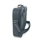 PRADA Shoulder Bag Leather / nylon black Triangle logo plate
