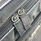 PRADA Shoulder Bag Leather / nylon black Triangle logo plate