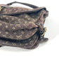 LOUIS VUITTON Shoulder Bag M95227 Monogram Mini-LinCanvas Brown Monogram mini run Saumur 30 Women Used Authentic