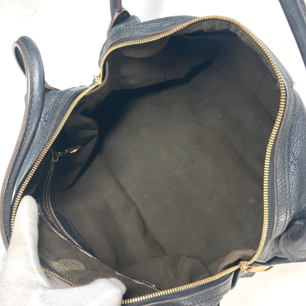LOUIS VUITTON Shoulder Bag M93814 monogram mahina leather black Monogram Mahina Galatea PM