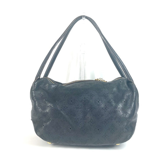 LOUIS VUITTON Shoulder Bag M93814 monogram mahina leather black Monogram Mahina Galatea PM