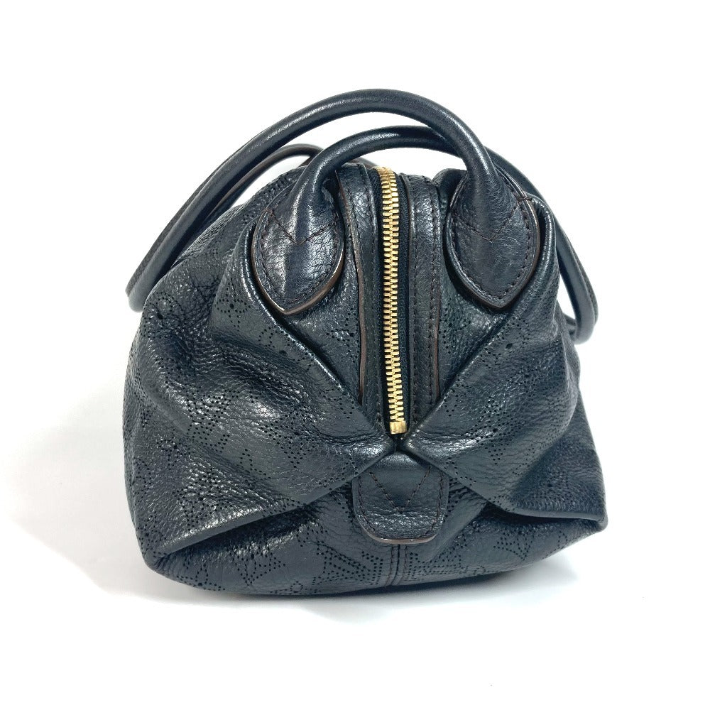 LOUIS VUITTON Shoulder Bag M93814 monogram mahina leather black Monogram Mahina Galatea PM