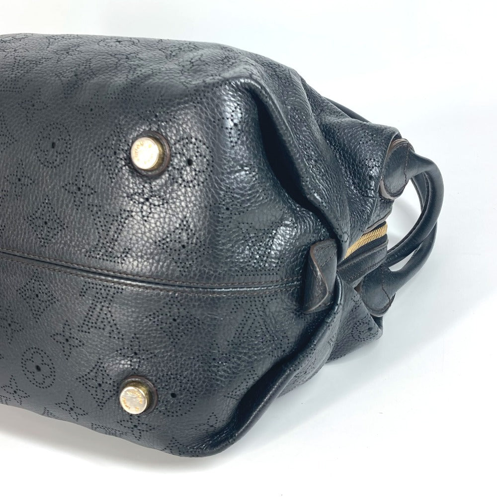 LOUIS VUITTON Shoulder Bag M93814 monogram mahina leather black Monogram Mahina Galatea PM