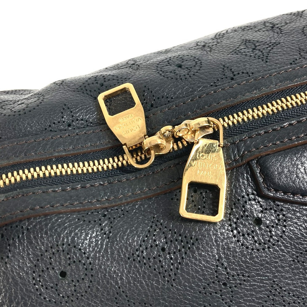 LOUIS VUITTON Shoulder Bag M93814 monogram mahina leather black Monogram Mahina Galatea PM