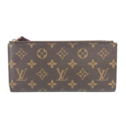 LOUIS VUITTON Long Wallet Purse M61269 Monogram canvas pink Monogram Portefeuille Adele
