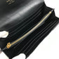 LOUIS VUITTON Long Wallet Purse Calf leather black