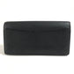 LOUIS VUITTON Long Wallet Purse Calf leather black