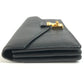 LOUIS VUITTON Long Wallet Purse Calf leather black