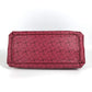 CELINE Shoulder Bag PVC / Leather Red type logo Sulky