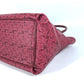 CELINE Shoulder Bag PVC / Leather Red type logo Sulky