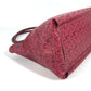 CELINE Shoulder Bag PVC / Leather Red type logo Sulky