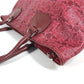 CELINE Shoulder Bag PVC / Leather Red type logo Sulky