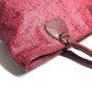 CELINE Shoulder Bag PVC / Leather Red type logo Sulky