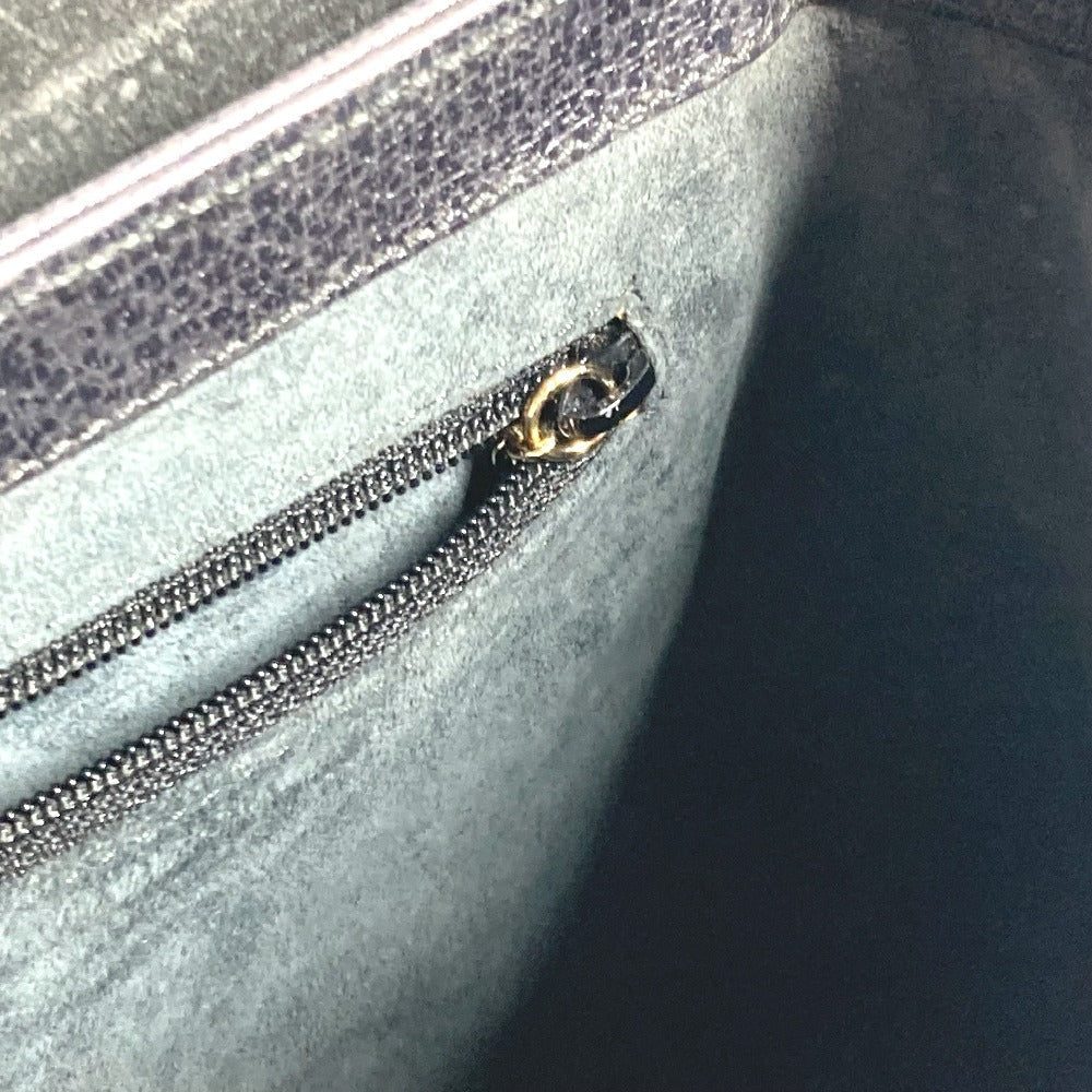 GUCCI Handbag 001・1118 leather gray vintage Bamboo