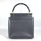 GUCCI Handbag 001・1118 leather gray vintage Bamboo