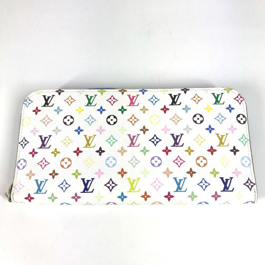 LOUIS VUITTON Long Wallet Purse M93749 Monogram multicolor canvas blue Monogram multicolor Portefeuille Ansolit