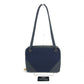 CHANEL Shoulder Bag Jersey, Leather Navy vintage quilting