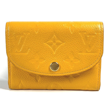 LOUIS VUITTON Coin case M11411 Monogram Ann Platt Leather yellow Monogram Ann Platt Portomonet Rosali