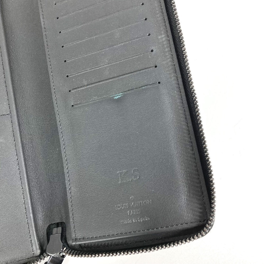 LOUIS VUITTON Long Wallet Purse M62902 Monogram shadow leather black Monogram shadow Zippy Wallet Vertical