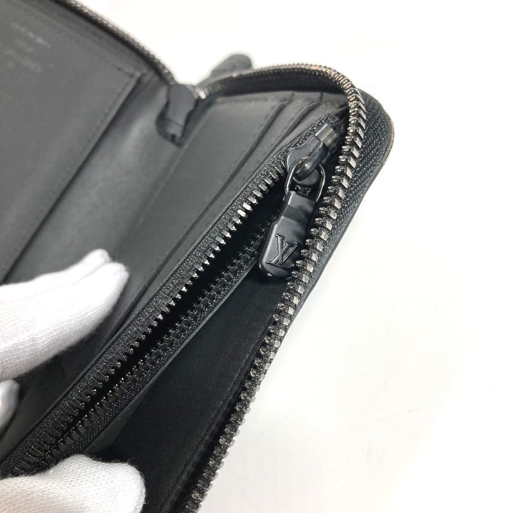 LOUIS VUITTON Long Wallet Purse M62902 Monogram shadow leather black Monogram shadow Zippy Wallet Vertical