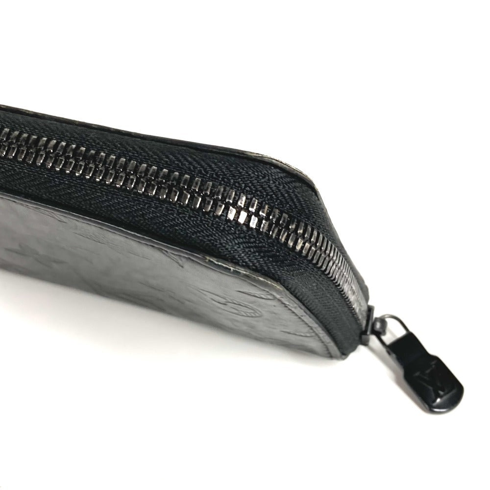 LOUIS VUITTON Long Wallet Purse M62902 Monogram shadow leather black Monogram shadow Zippy Wallet Vertical