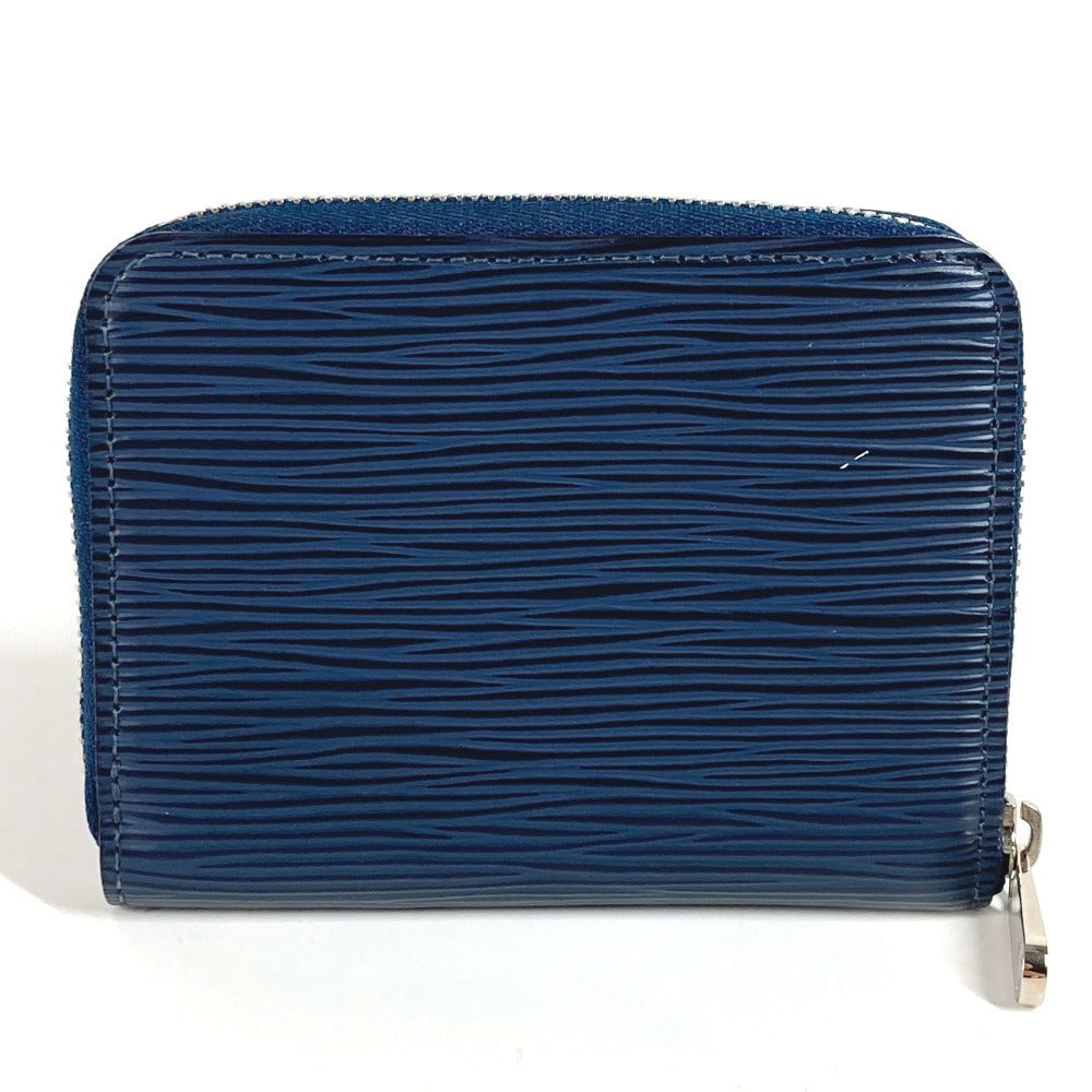 LOUIS VUITTON Coin case M60438 Epi Leather blue Epi Zip around purse