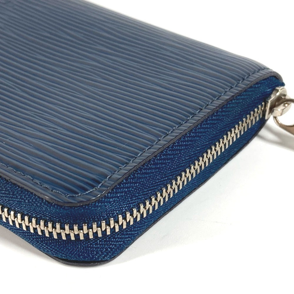 LOUIS VUITTON Coin case M60438 Epi Leather blue Epi Zip around purse