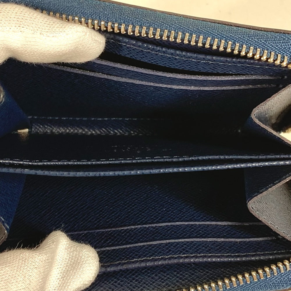 LOUIS VUITTON Coin case M60438 Epi Leather blue Epi Zip around purse