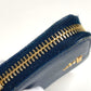 PRADA Coin case 1MM268 saffiano leather blue Safiano logo