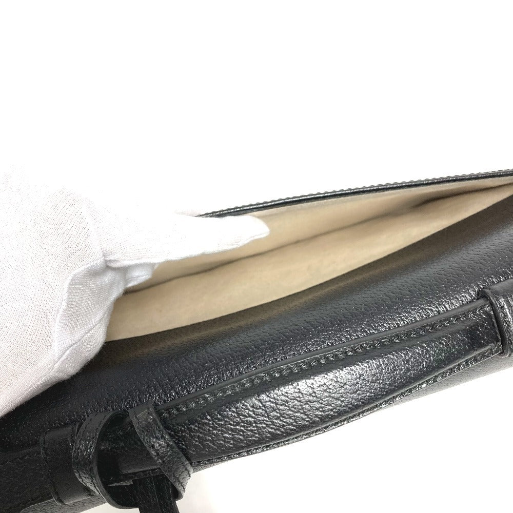 GUCCI Handbag 295256 leather black logo
