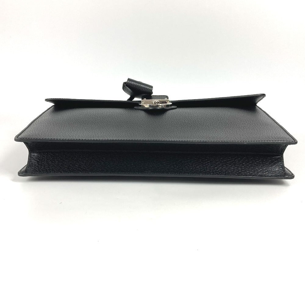 GUCCI Handbag 295256 leather black logo