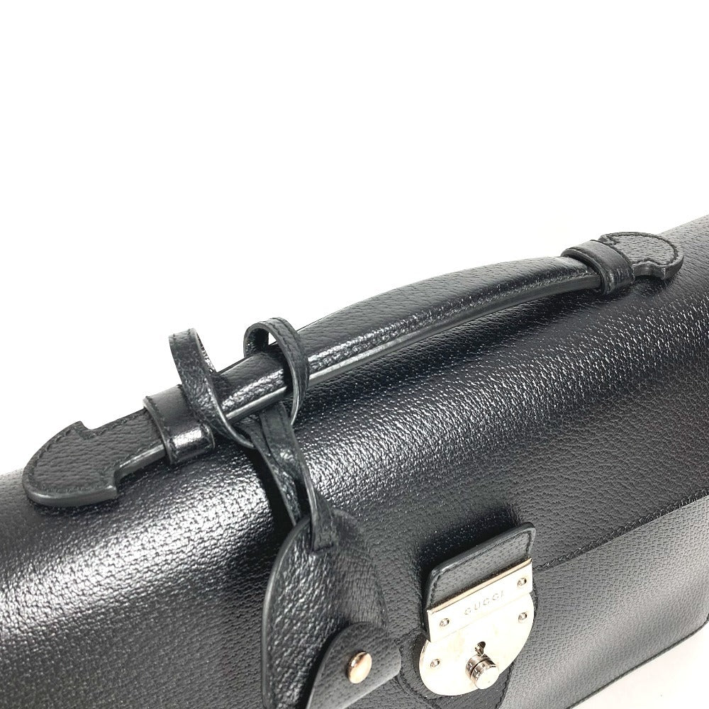 GUCCI Handbag 295256 leather black logo
