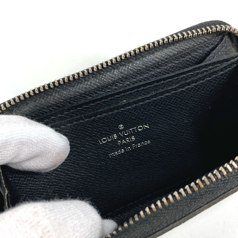 LOUIS VUITTON Coin case N63076 Damier Grafitto Canvas black Damier Grafitte Zip around purse