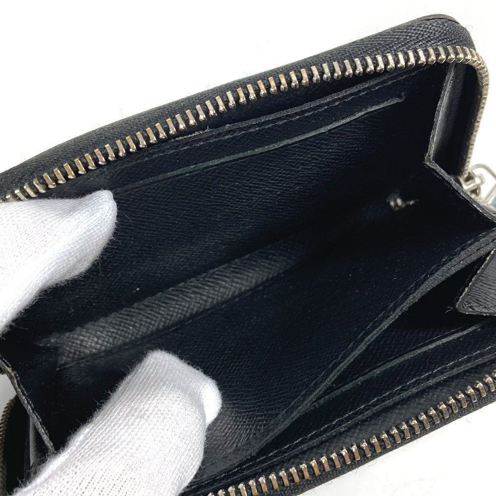 LOUIS VUITTON Coin case N63076 Damier Grafitto Canvas black Damier Grafitte Zip around purse