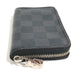 LOUIS VUITTON Coin case N63076 Damier Grafitto Canvas black Damier Grafitte Zip around purse
