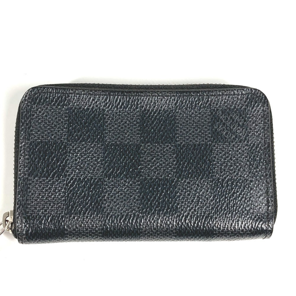 LOUIS VUITTON Coin case N63076 Damier Grafitto Canvas black Damier Grafitte Zip around purse