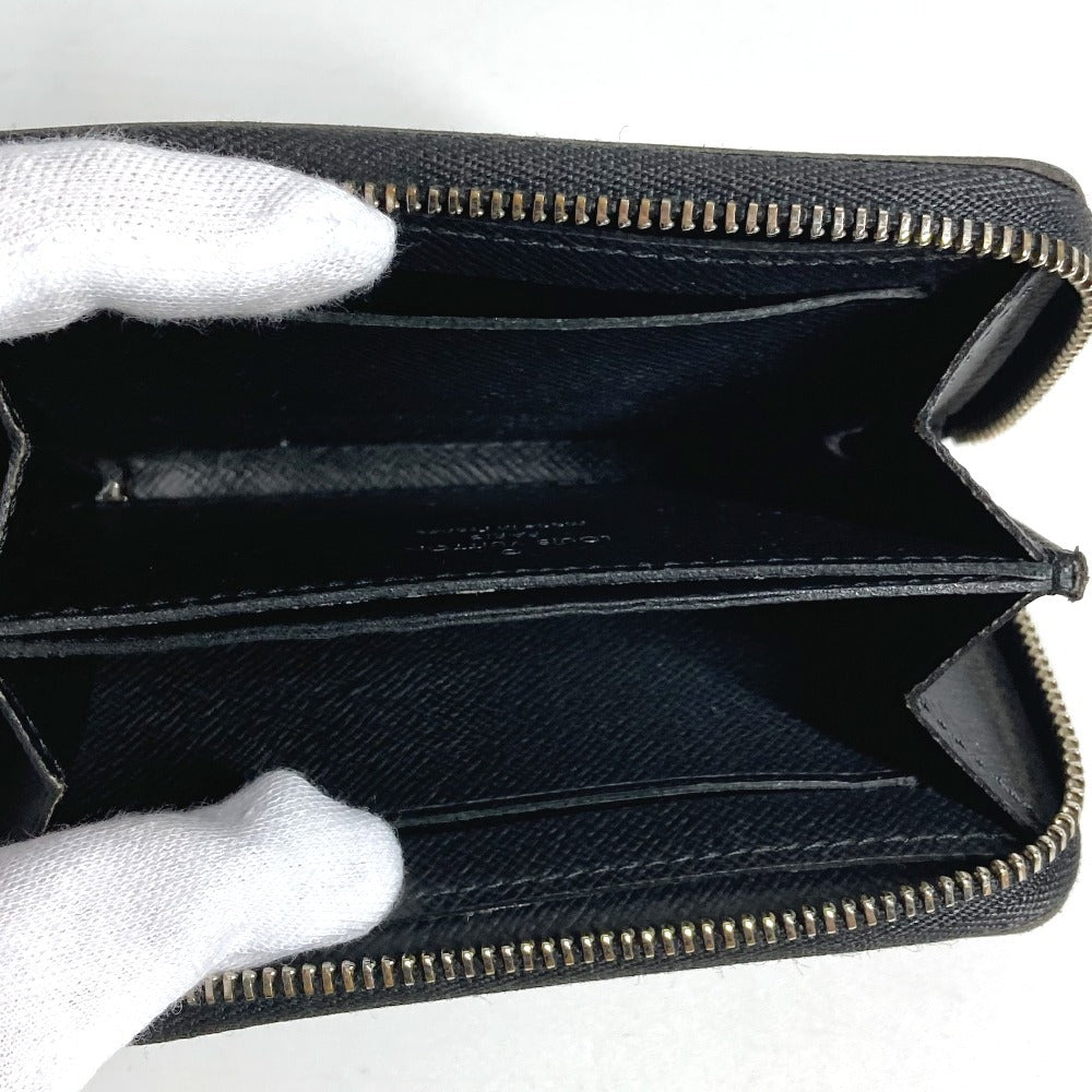 LOUIS VUITTON Coin case N63076 Damier Grafitto Canvas black Damier Grafitte Zip around purse