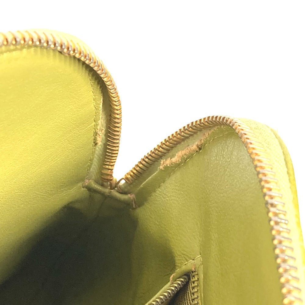 CHANEL Shoulder Bag Caviar skin Light green vintage Matelasse WChain Tote Bag