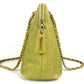 CHANEL Shoulder Bag Caviar skin Light green vintage Matelasse WChain Tote Bag