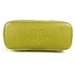 CHANEL Shoulder Bag Caviar skin Light green vintage Matelasse WChain Tote Bag