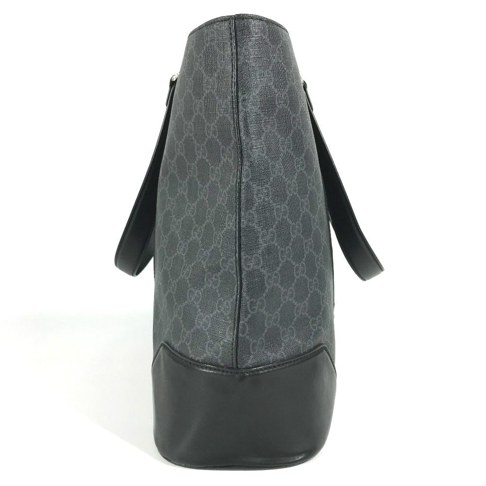 GUCCI Shoulder Bag 495560 GG Supreme canvas, leather black GG Supreme Shelly Line