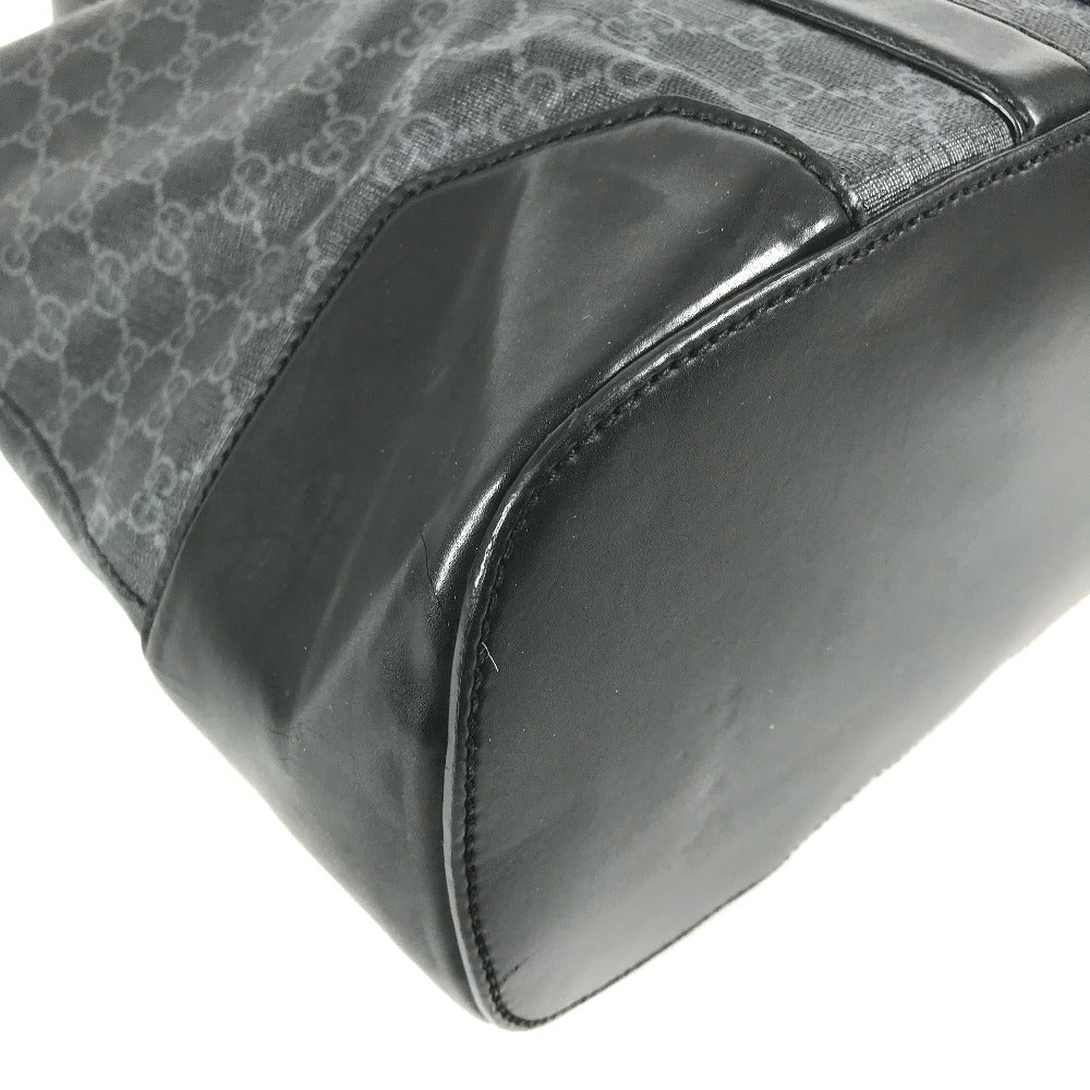 GUCCI Shoulder Bag 495560 GG Supreme canvas, leather black GG Supreme Shelly Line