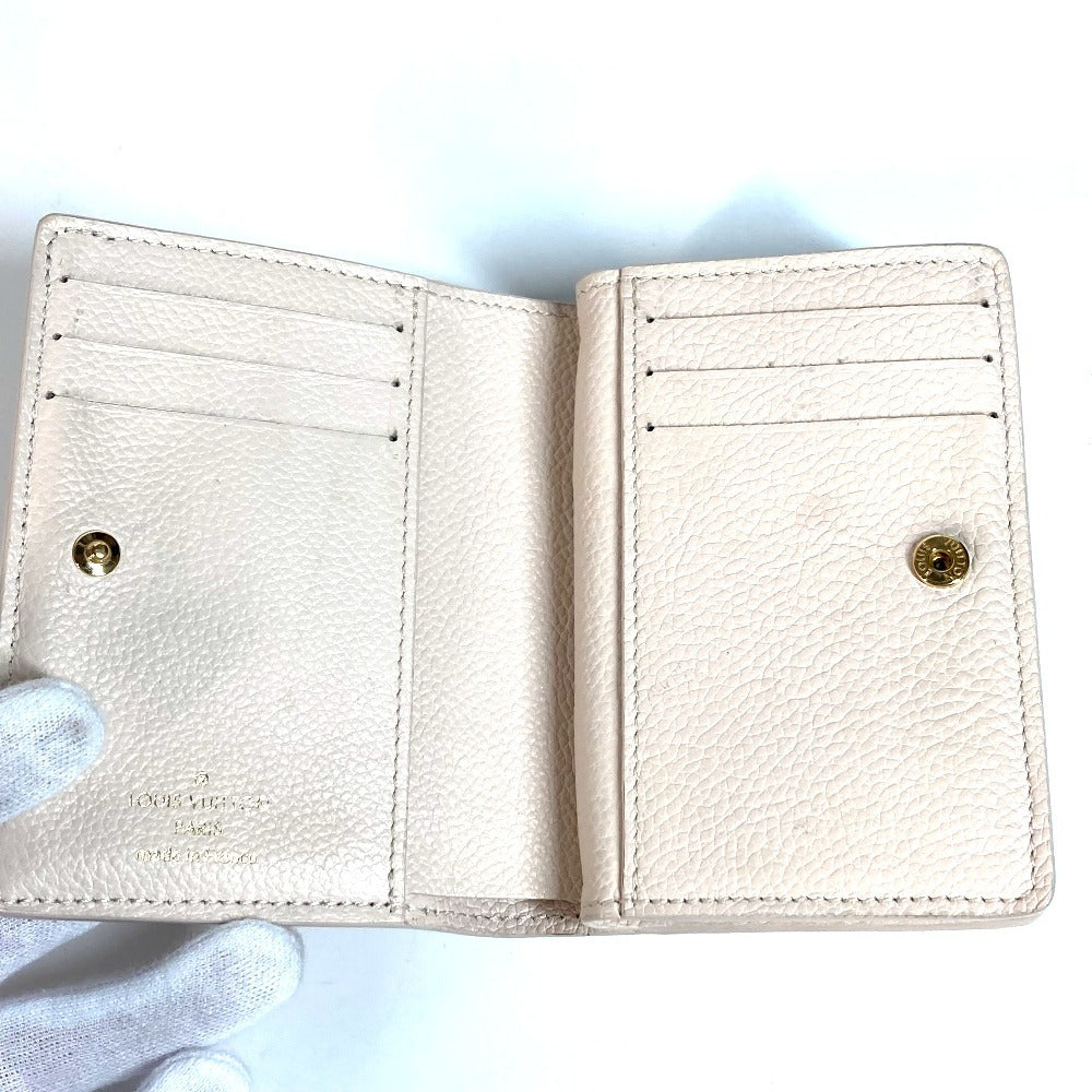 LOUIS VUITTON Folded wallet M83481 Monogram Ann Platt Leather pink Monogram Ann Platt Portefeuille Clare