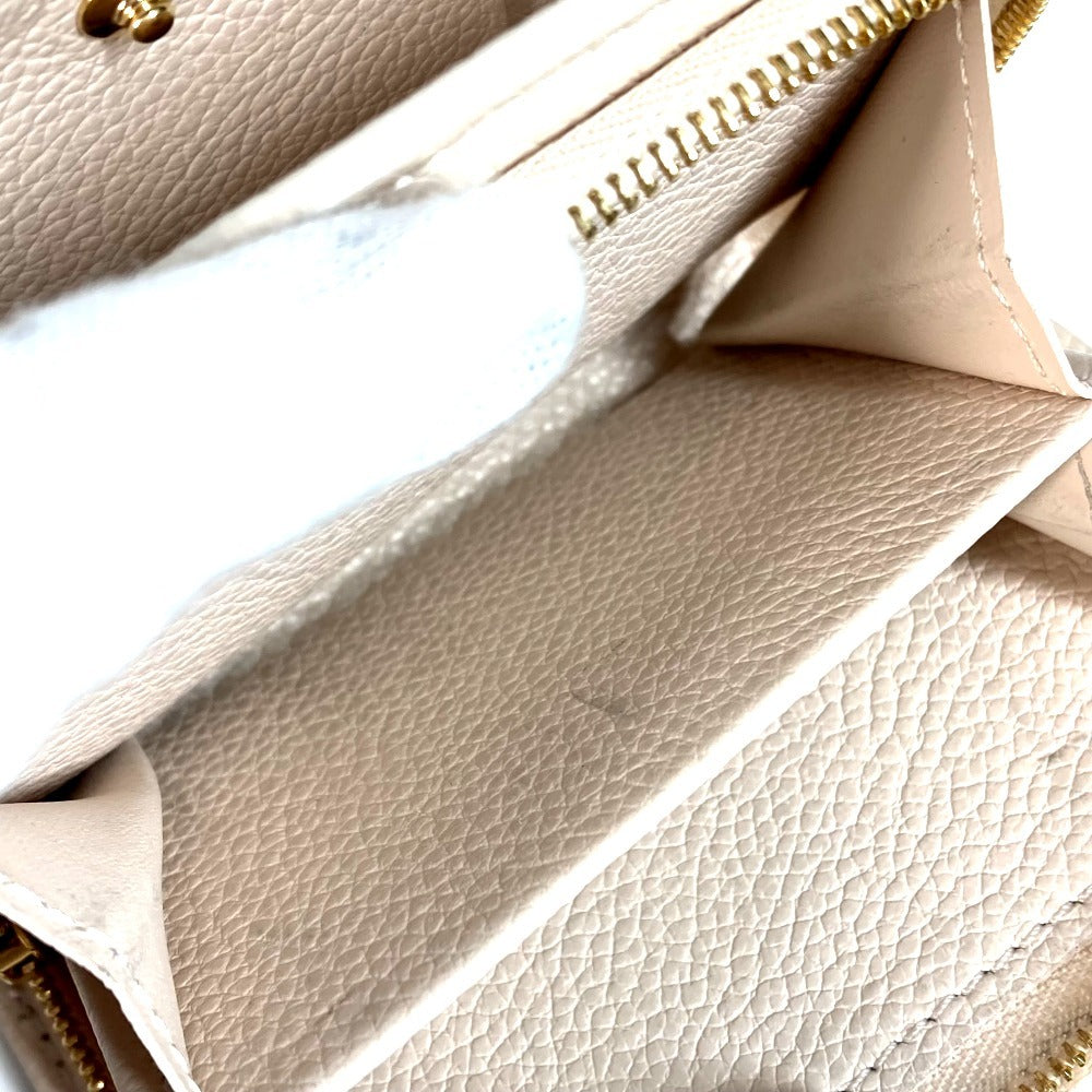 LOUIS VUITTON Folded wallet M83481 Monogram Ann Platt Leather pink Monogram Ann Platt Portefeuille Clare