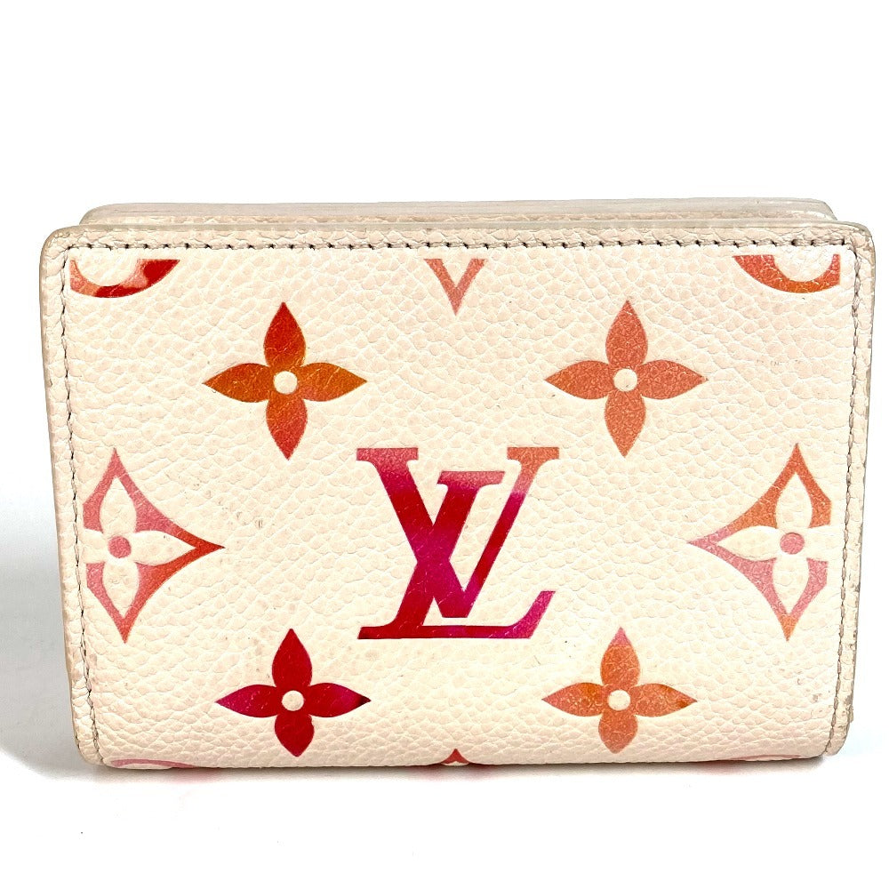 LOUIS VUITTON Folded wallet M83481 Monogram Ann Platt Leather pink Monogram Ann Platt Portefeuille Clare