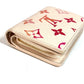 LOUIS VUITTON Folded wallet M83481 Monogram Ann Platt Leather pink Monogram Ann Platt Portefeuille Clare