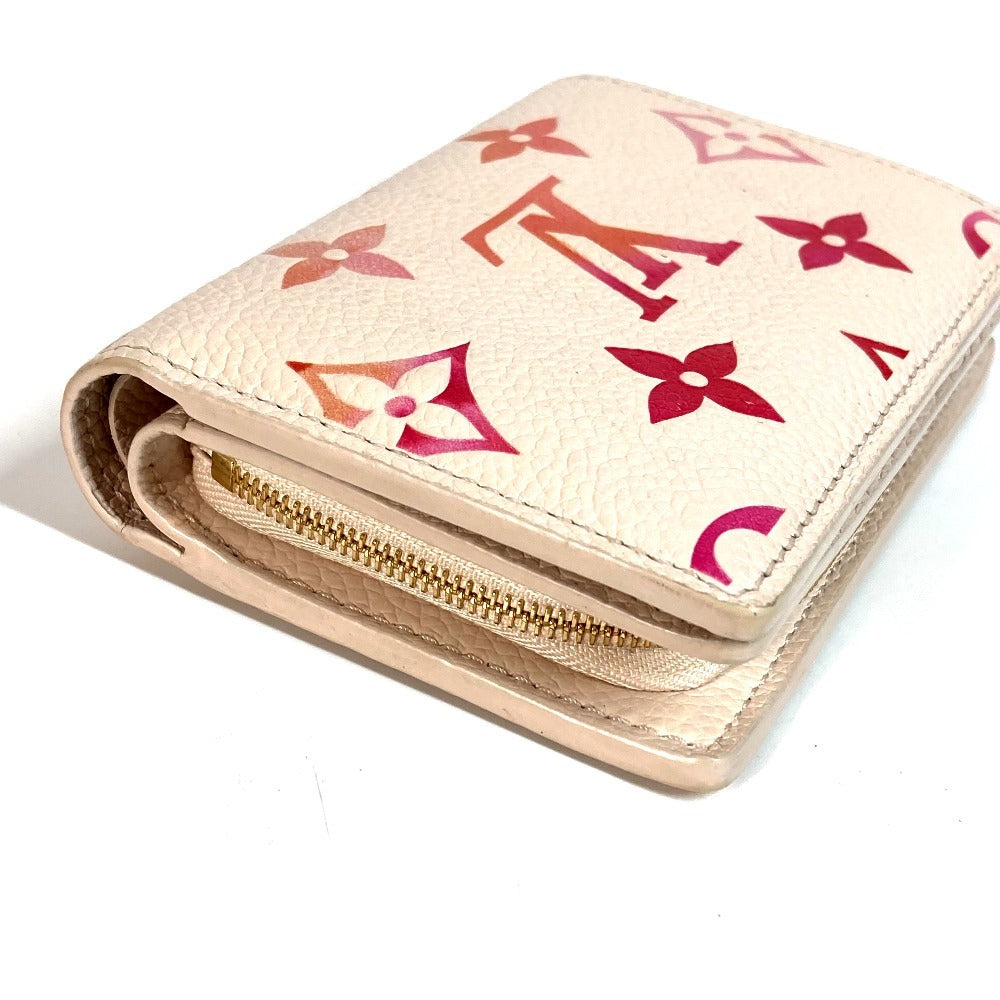 LOUIS VUITTON Folded wallet M83481 Monogram Ann Platt Leather pink Monogram Ann Platt Portefeuille Clare