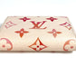 LOUIS VUITTON Folded wallet M83481 Monogram Ann Platt Leather pink Monogram Ann Platt Portefeuille Clare