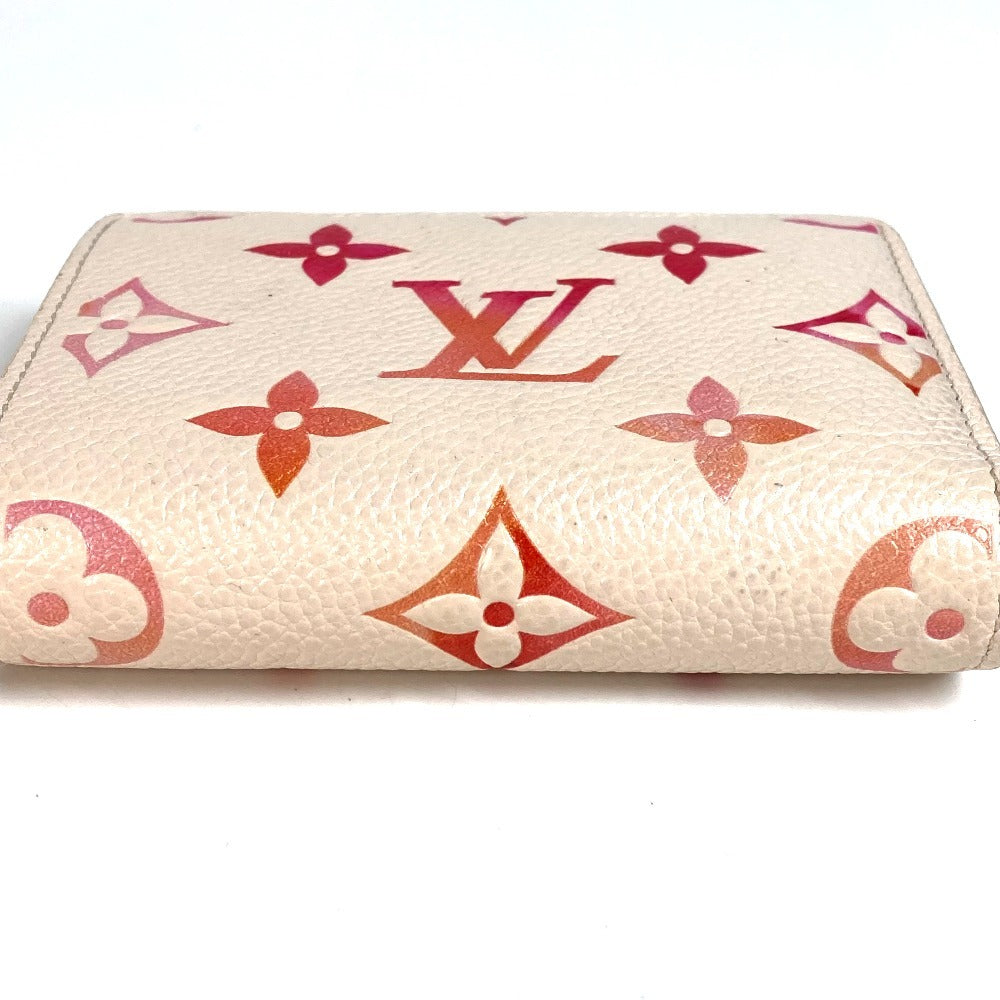 LOUIS VUITTON Folded wallet M83481 Monogram Ann Platt Leather pink Monogram Ann Platt Portefeuille Clare